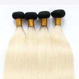 Straight Human Hair #1b613 Blonde Bundles