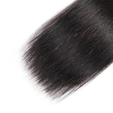 Straight Virgin Human Hair Natural Black Closure